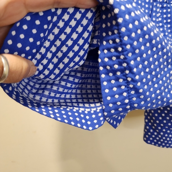 Old navy royal blue polka Dot short size 0 - Picture 5 of 7